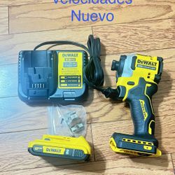 $ 145 PRECIO FIJO TALADRO DE IMPACTO DE 3 VELOCIDADES PILA Y CARGADOR NUEVO 