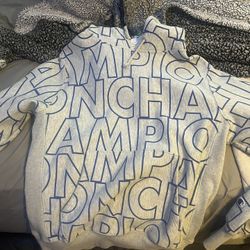 big letter champion hoodie