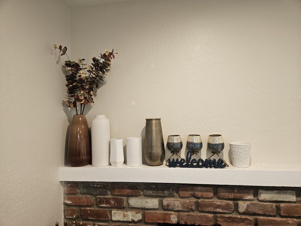 Vases, Plant Holders, Candle Holders Galore