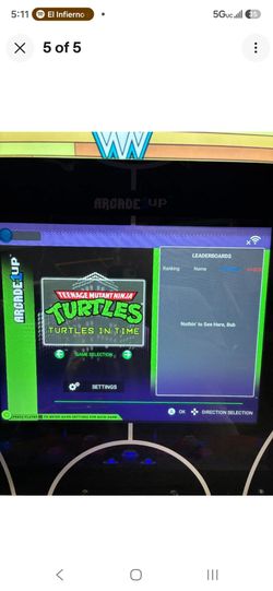 Arcade Teenage Mutant Ninja Turtles 1UP PCB Complete