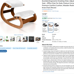 Ergonomic Kneeling Chair