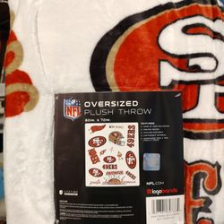 49ers Throw Blanket