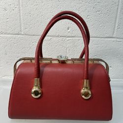 Women’s Red Tote Bag, Preowned 