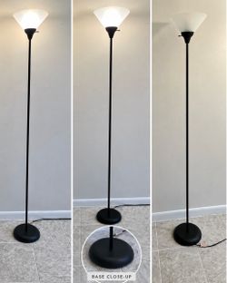Torchiere Floor Lamps – Black (1)