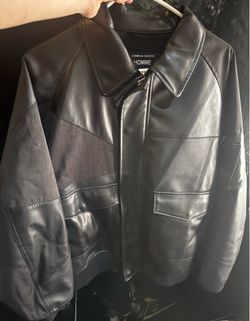 Comme Des Garçons Homme bomber jacket.