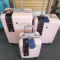 GABBIANO 3 PC SET 8 WHEEL SPINNERS LUGGAGE $190