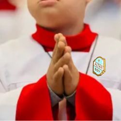 Vintage 1940s Altar Boy Blue Aqua Blue Enamel Shield Pin, 0.25x0.5” 