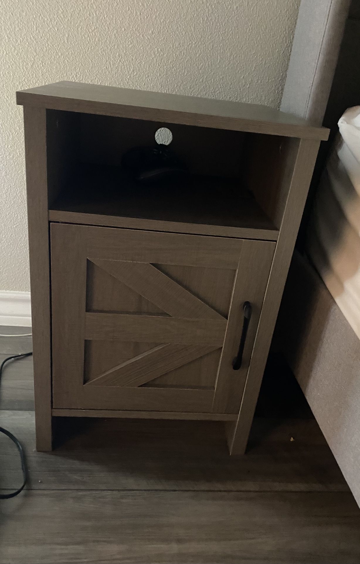 Gray Bedside Tables Set Of 2