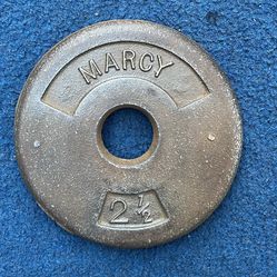 Marcy 2½ lb cast iron weight plate