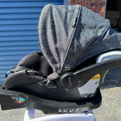 Grey Evenflo Newborn Car seat