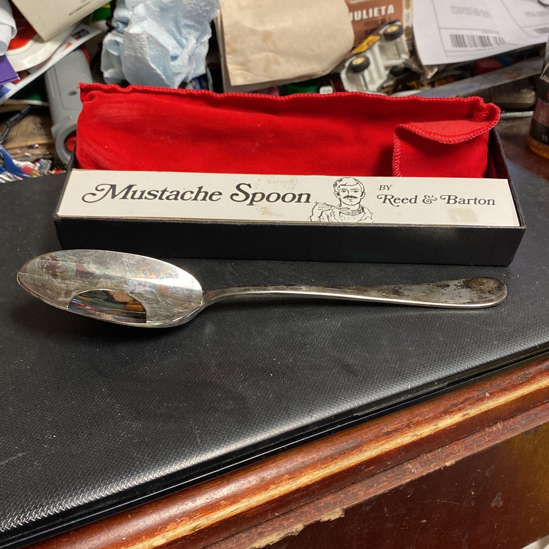 Mustache Spoon By reed & Barton Brand New In Box