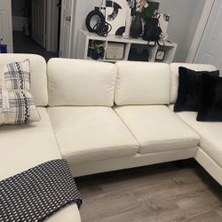 White Sectional Sofa