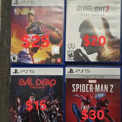 Ps5 and Ps4 games 