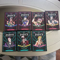 JoJo's Bizarre Adventure Part 1 & 2 Hardcover Complete Set Of Part 1 & 2