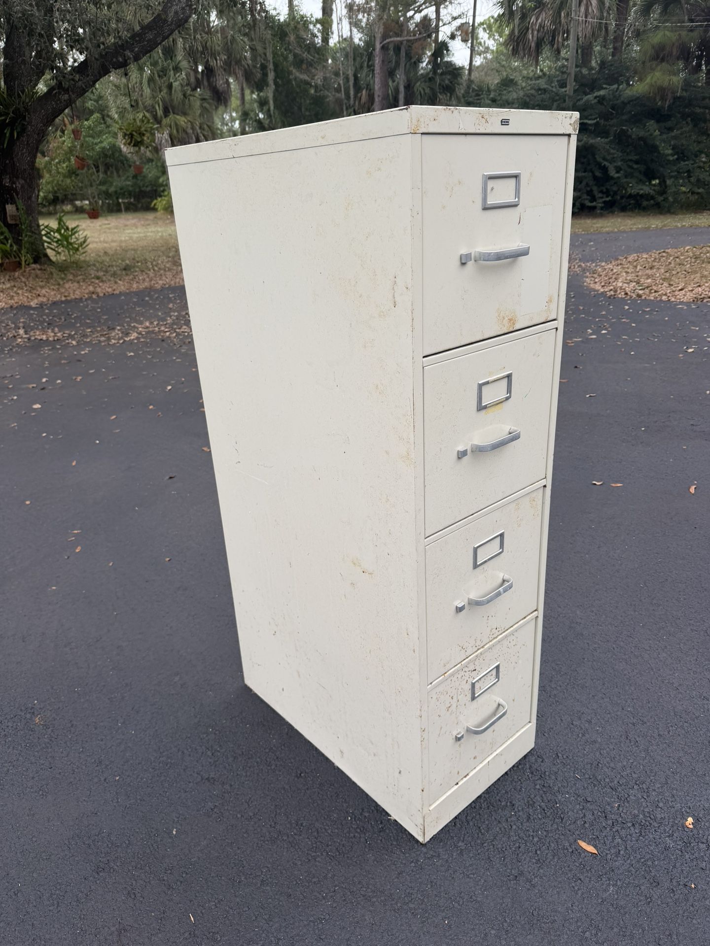Solid Metal 4 Drawer Filing Cabinet – Great for Office or Garage