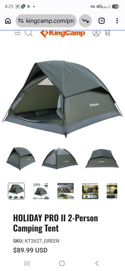 King camp sleeping bag and tent brand-new