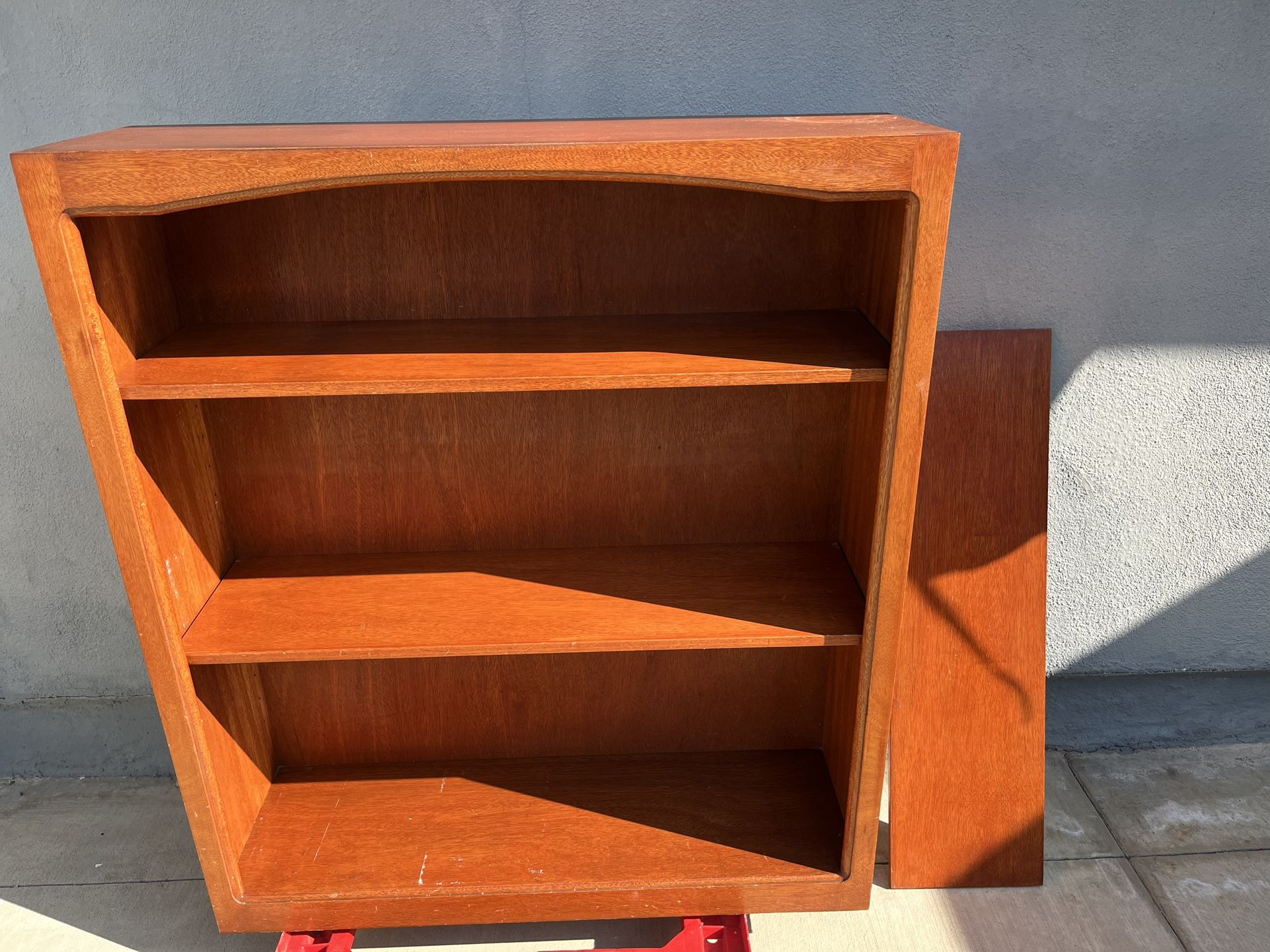 Wooden bookcase