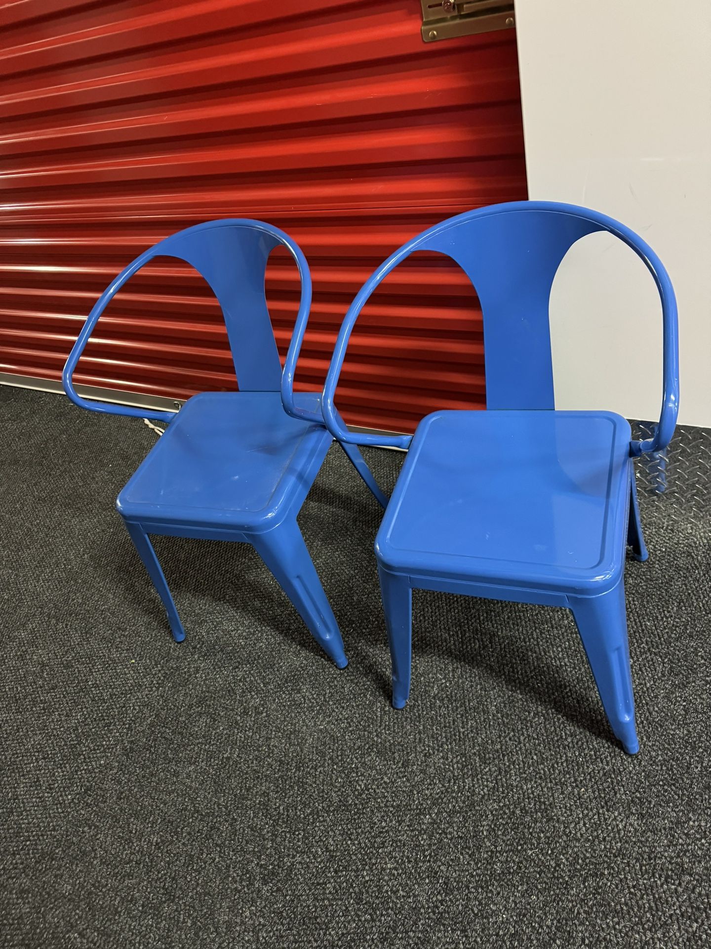 2 Metal Chairs