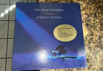 The Music Of Disney A Legacy In Song 3 Cassette Box Set Sealed Book & 78 Songs