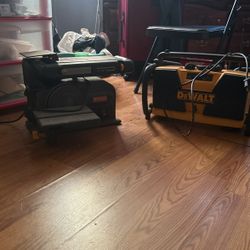4”/36” Ryobi Belt And Disc Sander, Dewalt Radio