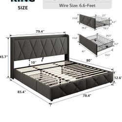 Amazon King Size Bed Frame For Sale 