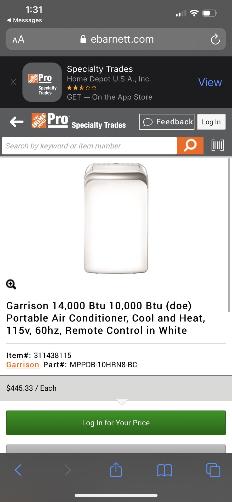 Portable AC And Heater Unit