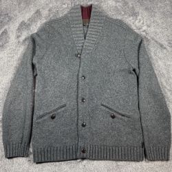 TED BAKER Wool/Cotton Blend Cardigan Size L