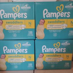 Newborn Pampers Diapers- New Sealed 