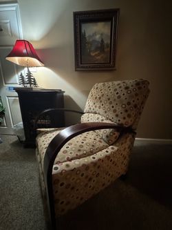 Designer Bent Wood Recliner
