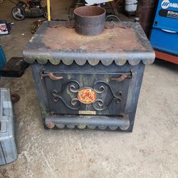 Good wood stove with water jackets for hot water