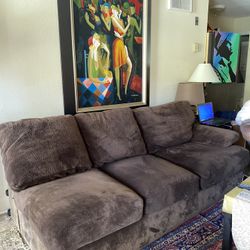 Mor Furniture Brown Couch Smoke-Free Pet-Free Home Like New