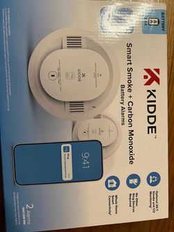 Kidde Smart Smoke & Carbon Monoxide Battery Alarms 2-Pack