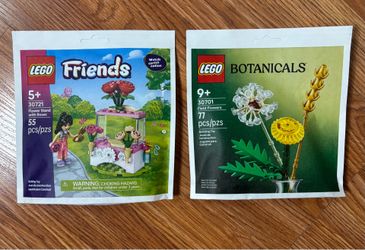 Lego friends and Lego botanicals set