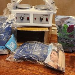 Double Wax Warmer with Wax - Brand New
