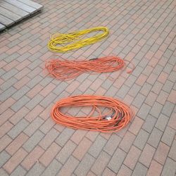 3 - 75 Ft Long Extension Cords. Must Buy All