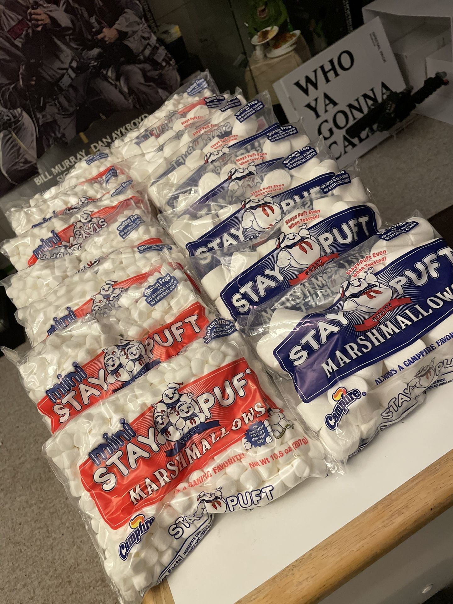 Ghostbusters Stay Puft Marshmallows 2 Pack - Ghostbusters Afterlife -Walmart Exclusive