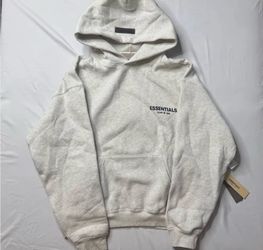 Essentials Fear Of God Oatmeal Hoodie
