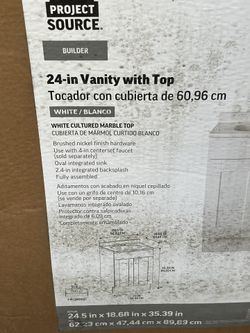 24 Inch Sink/ Vanity