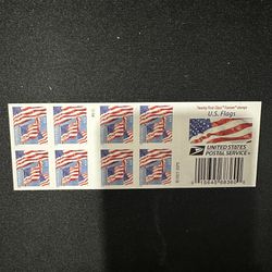 25 Sheets of Us flag 2018 forever stamp, total  25x20 stamps, already pass UV light test