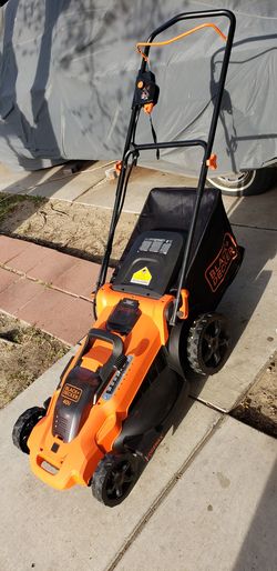 Black+decker lawnmower