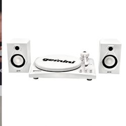 Gemini Record Player & Bluetooth Speakers