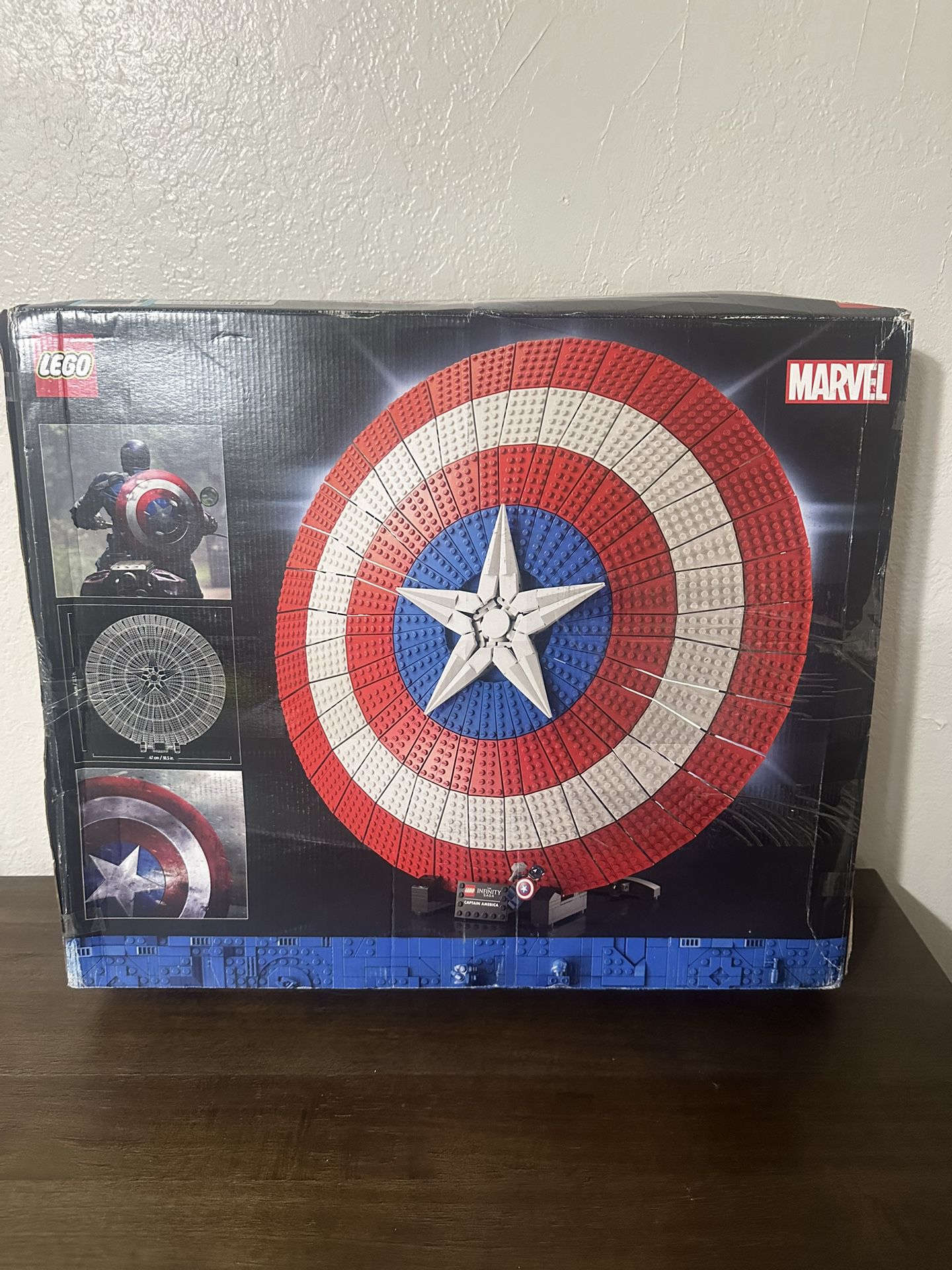 LEGO Marvel Captain America’s Shield 76262 Model Kit for Adults, Collectible Replica of Captain America’s Iconic Shield, This Disney Marvel Building S