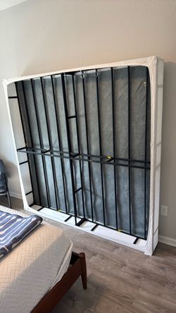 King size bed metal box spring foundation