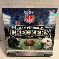 NFL League Championship Checkers Game Set all 32 Teams to select from NIB