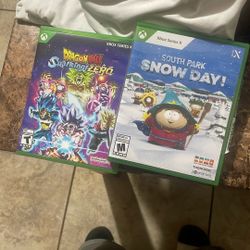 Dragon ball sparking zero game / SOUTH PARK SNOW DAY! 2 For 60$