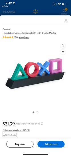 PlayStation Controller Icon With Lights