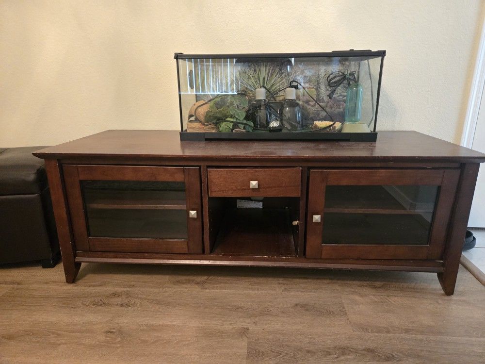 TV Stand And Aquarium