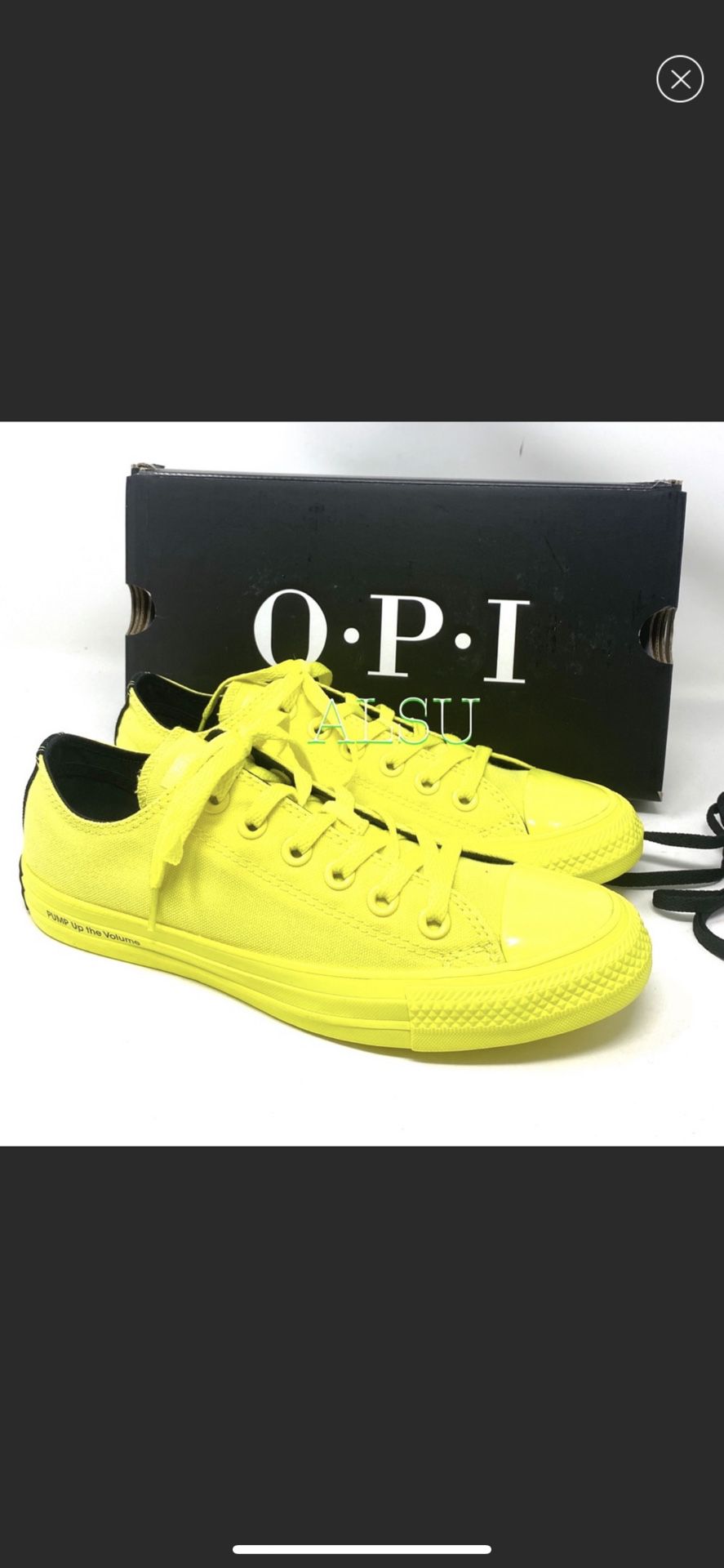 Converse x OPI Ctas Low Canvas Zink Yellow 