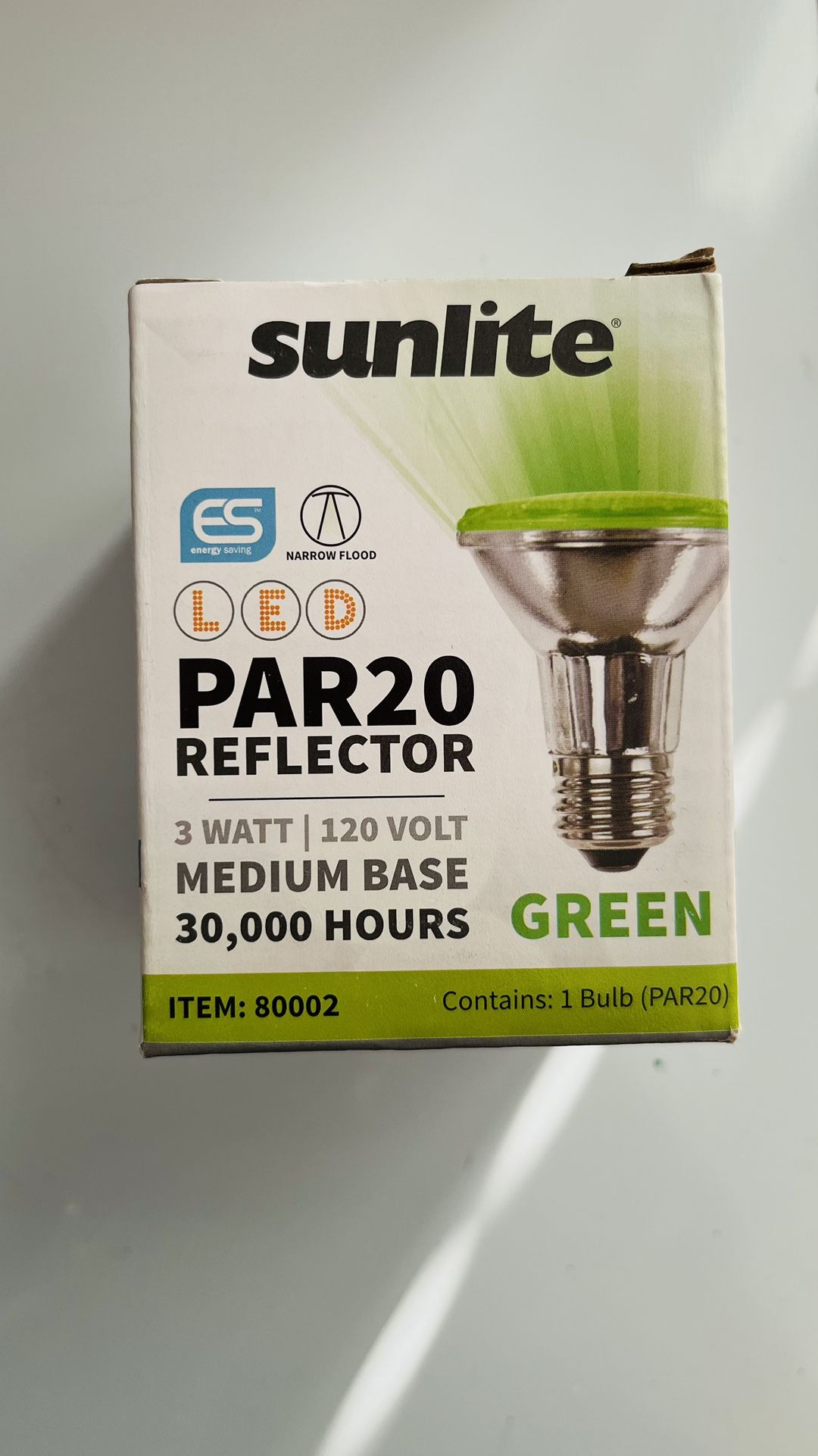 Sunlite Part 20 Reflector. 3 Watt/120 V
