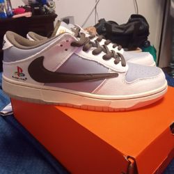 Travis Scott Playstation  Dunks Size 8 Brand New 